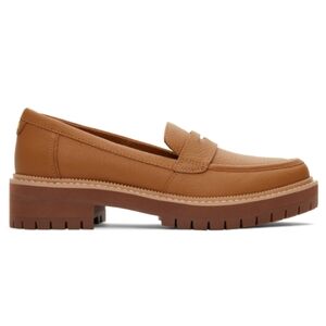 TOMS Cara Loafer Tan Leather